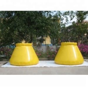 Onion Shape PVC Flexible Water Storage Tanks For Fire Control