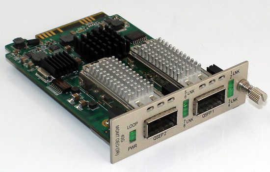Buy 40G Manageable Media Converter OEO Converter Card QSFP TO QSFP at wholesale prices