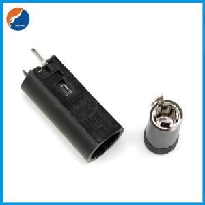 Panel Mount PTF-45 Fuse Holder 6.3A 250V 5x20mm Vertical Stricture