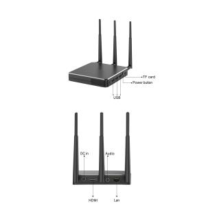 Aluminum Wireless Screen Sharing Device Hdmi Supporting PC Connection