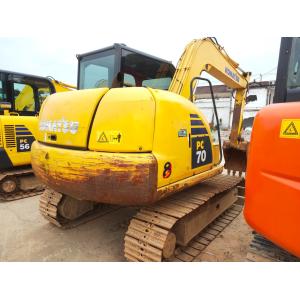 Used 7 Ton MIDI Excavator Komatsu PC70-8 on Promotion, Secondhand High Effective