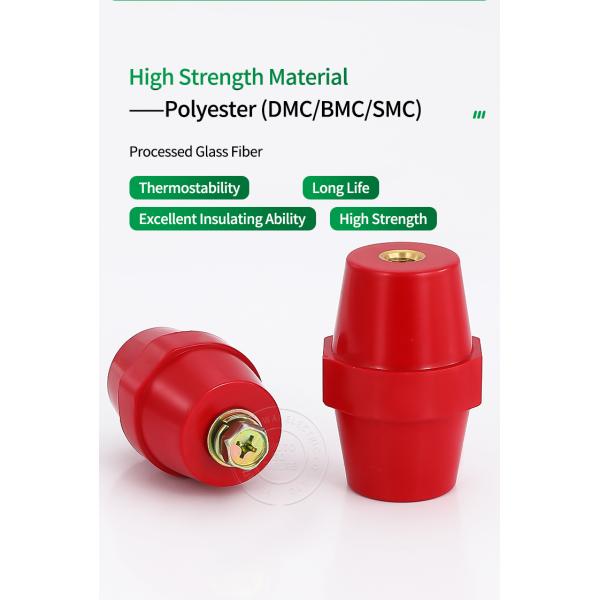 SM40 Brass Insert Busbar Support Insulator Low Voltage Standoff