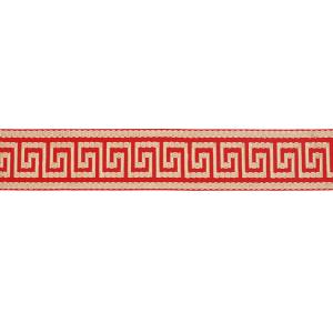 Eco Friendly Greek Polyester 42mm Jacquard Ribbon Trim