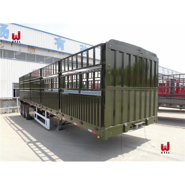Buy Tri Axles Truck Semi Trailers 60t Horse Livestock Trailers at wholesale prices