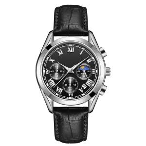 Mineral Crystal Buckle Quartz Battery Wristwatches 30m Water Resistance 12mm