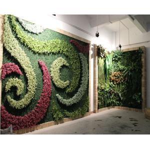 Artificial Grass & Leaves Wall