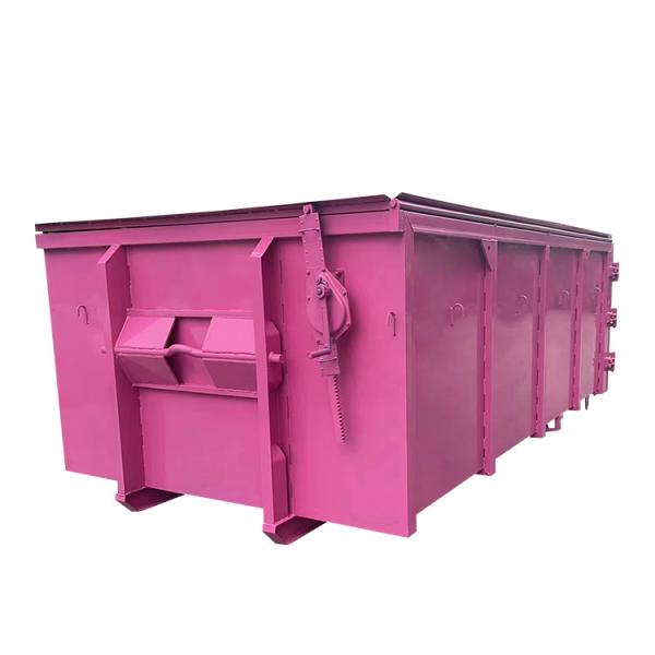 Heavy Duty Roll Off Dumpster 10 - 40 Yard Reinforced Steel Construction Debris