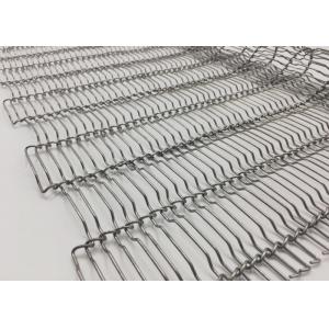 SS316 Woven Flat Drive Belt Decorative Wire Mesh For Fireproof Curtain Mesh