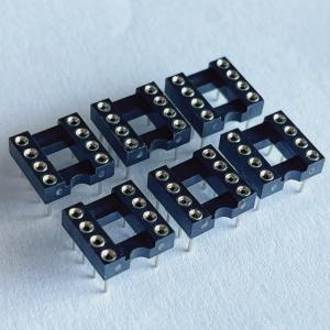 2.54mm 8 Pin IC Socket Connector Female Straight Pin Header PBT Insulation
