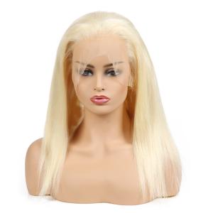 China 22 613 Blonde HD Full Lace Human Hair Wigs No Split on sale