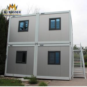 Furnished 40ft Container Site Office Cabins Rock Wool Sandwich Panel