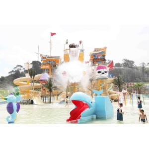 Giant Hotel Aqua Playground Children / Adults Friendly Water Slides