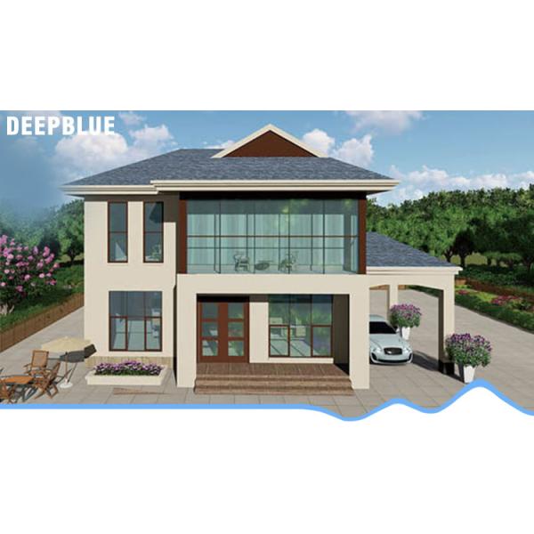 Prefabricated Light Gauge Steel Truss 300 Sq Meter Luxury Villa Built with Aus Standards