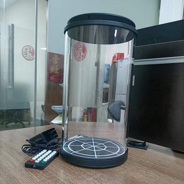 180degree 21.5inch 3D Holographic Cylinder Transparent Screen Interactive