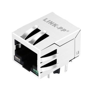 LINK PP Rj45 Ethernet Jack Tab Down JT4-1173HL 10G Base-T With GY/G Leds