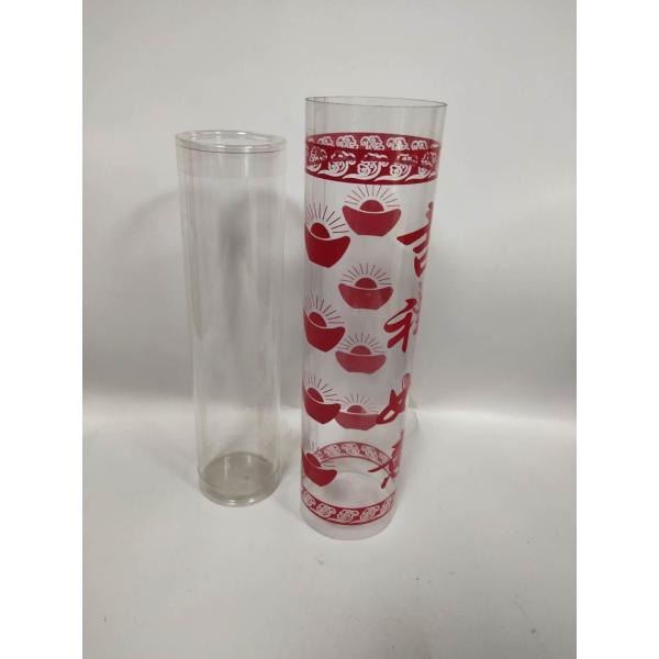 Buy Cylindrical Clear Plastic Foldable Boxes Good Barrier Property Against Puncture at wholesale prices