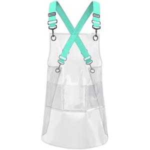 Barber Apron Cross-back Adjustable Apron With 3 Pockets Hair Salon Work Apron