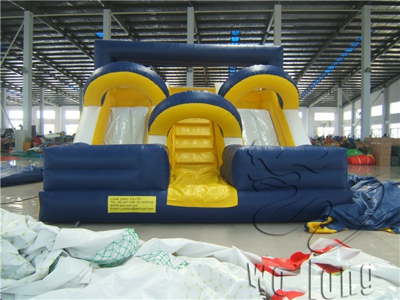 mini inflatable bouncer, inflatable slide combo