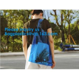 Women'S Clear Jelly Beach Bag Clear Transparent Pvc Shoulder Handbag Beach