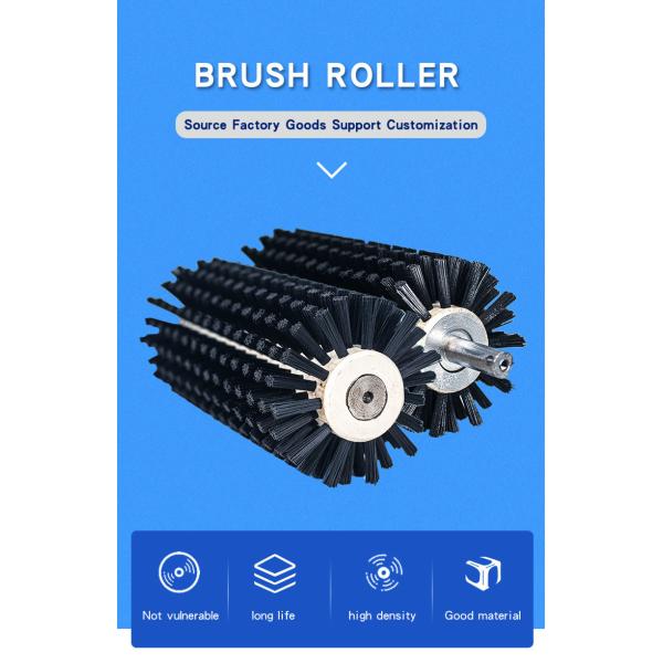Horsehair Spiral Industrial Roller Brush Conveyor Belt Brush Scrapers