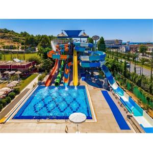 Outdoor Amusement Park Ride Swimming Pool Fiberglass Water Slide