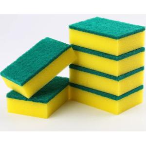 Sponge Rectangle Shape Kitchen Bowl Dish Cleaning Pad Sponge Scrubs