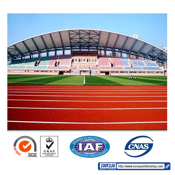 Buy Synthetic Rubber 10 Years Life Eco Sports Flooring Track Harmless at wholesale prices