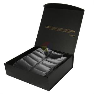 Magnetic Folding Apparel Packaging Box Rigid Cardboard Hoodie Packaging Box