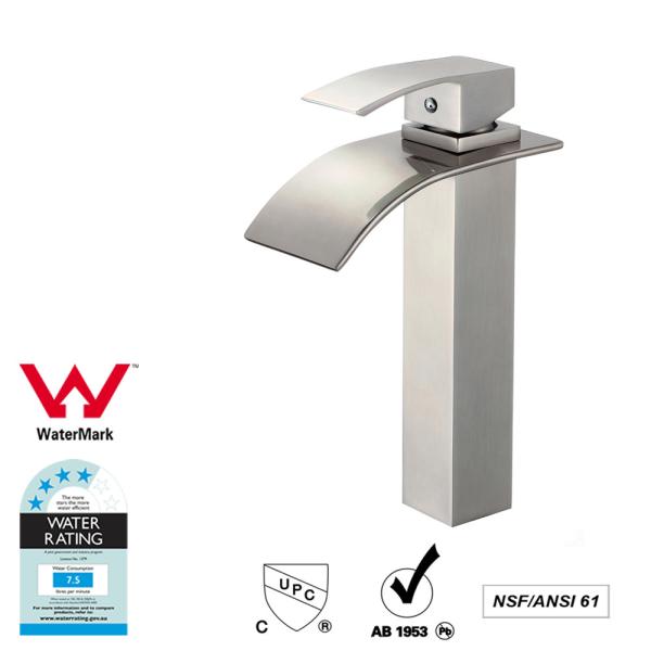 Buy Mechanical Wash Basin Taps , Bathroom 360 Swivel Deck Mount Faucet at wholesale prices