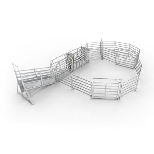 Quality 2019 galvanized Ideal light and transportable feedlot panels for sale