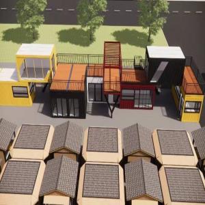 Office Building Modern Modular Wooden Luxury 2 Bedrooms Prefabricated Container House
