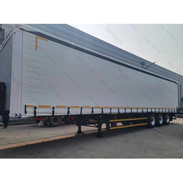 Buy Steel Waterproof Curtain Side Tarpaulin Semi Trailer Not Self Dumping at wholesale prices
