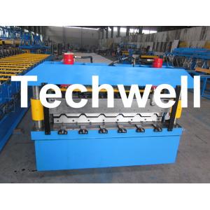 Automatical Steel Roof Wall Panel Roll Forming Machine With 13 - 20 Forming