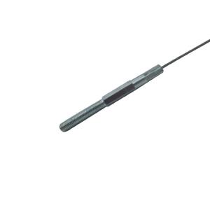 Custom 7x7 Threaded Studs Head Galvanized Steel Wire Rope For Security Cable