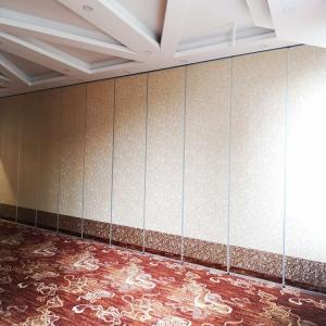 Quality Manual Aluminum Sliding Soundproof Partition Walls / Movable Wall Panels for sale