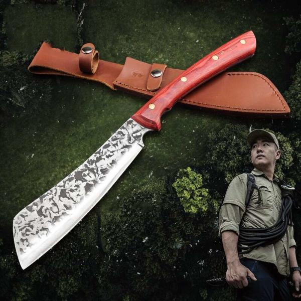 Buy SS440 Damascus Steel Machete 3C Survival Knife Foldable High Safety at wholesale prices