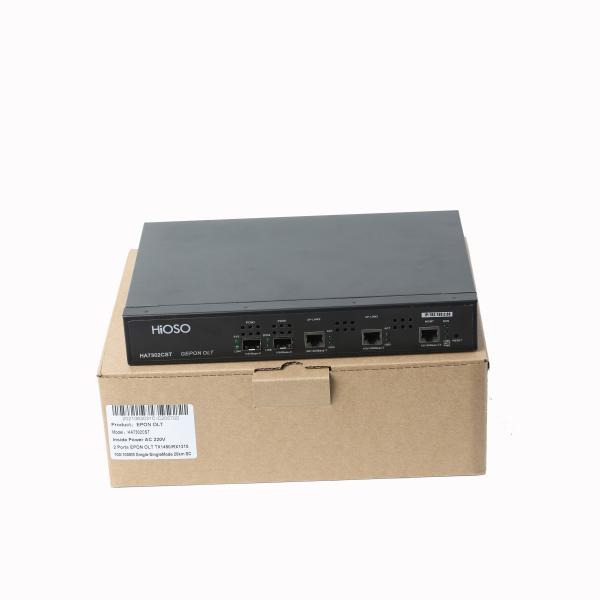 FTTX Solution OLT EPON 2PON Ports Fiber Optic Equipment Support Management