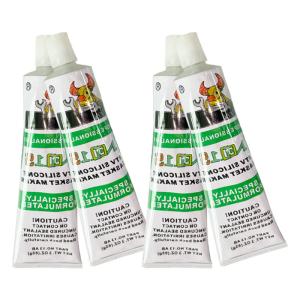 China Electronic Equipment Transmission Waterproof 85g Transparent RTV Silicone Sealant on sale