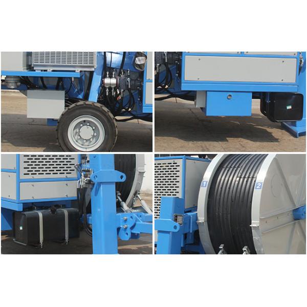 Transmission Line Stringing Equipment Hydraulic Cable Tensioner Max Continuous Pull 2x40kN