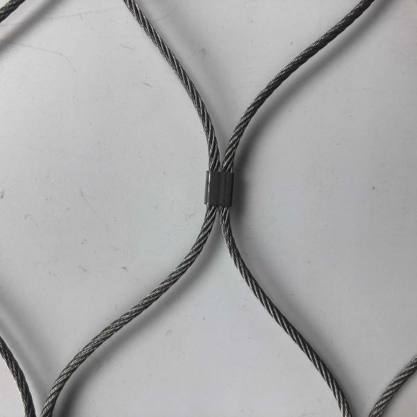 Buy Flexible Strong Stainless Steel Rope Wire Mesh 1x7 Ferruled at wholesale prices