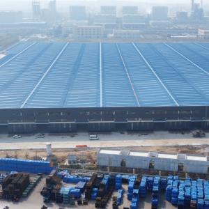 Industrial Steel Structure Workshop with PU Sandwich Panels