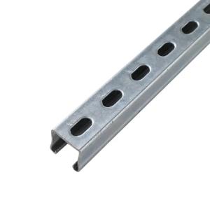 High Strength Galvanized Slotted Metal Framing Strut Channel / C Slotted Channel