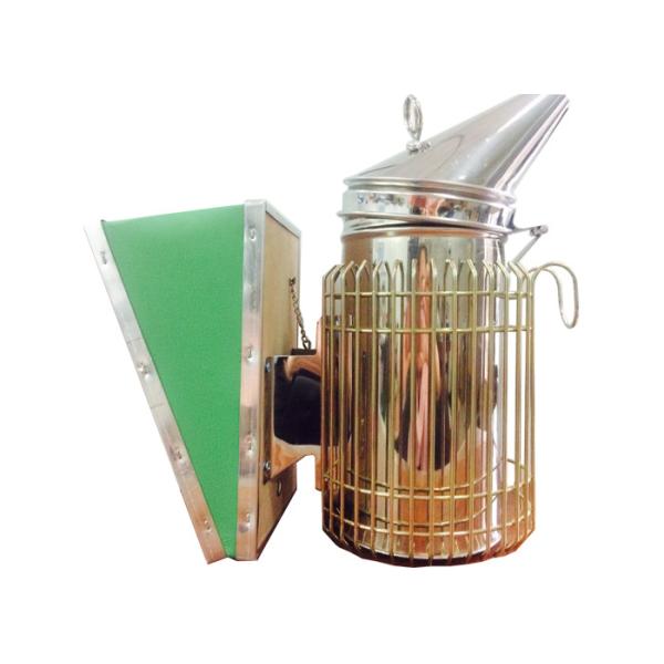 Buy Green American Style Bee Hive Smoker With Atificial Leather Bellow Box For Beekeeping at wholesale prices