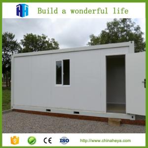 Flat packing Transportation portable residential prefab steel container house