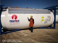 Q345D 40 Ft ISO Tank Container 22 Tons CCS ISO Fuel Container For Trichloroethan