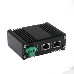 12~48V DC Power Input Industrial Gigabit PoE+ Injector