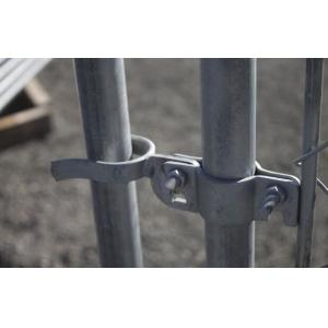 8'x12' temporary chain link fence panels diameter wire 11.5ga chain link mesh 2"