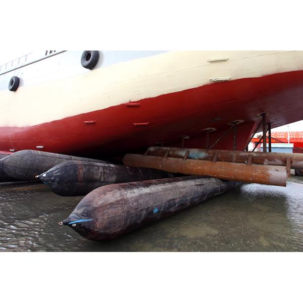 Buy 1.5*14mtr Marine Rubber Airbags For Boat Launching at wholesale prices