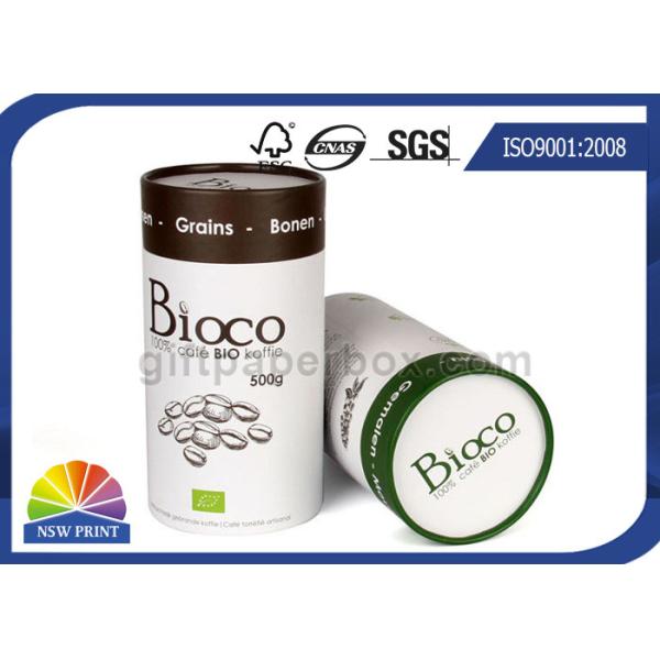 Buy Aluminum Foiling Inside Paper Packaging Tube / Cardboard Cylinder Packaging Box at wholesale prices