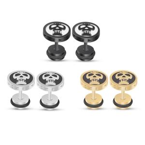 New Arrival Halloween Cool Earrings Unique Skull Sstud Earrings